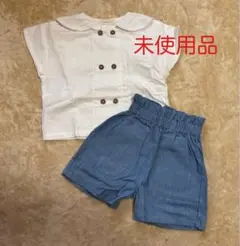 【未使用タグ付き】デニムショートパンツセット