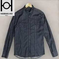 HAMAKI-HO ハマキホ　ストレッチ　デニムシャツ　サイズM