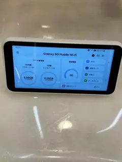 Galaxy 5G Mobile Wi-Fi SCR01 ホワイト　稼動品