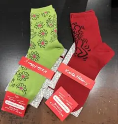 Keith Haring 靴下セット 23-25cm
