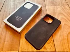 Apple iPhone 15 Proファインウーブンケース ブラック