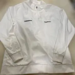 CLUBHAUS × TANGRAM HALF ZIP WHITE プルオーバー