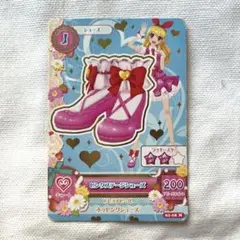 アイカツカード 星宮いちご ピンクステージコーデ　シューズ　のみ