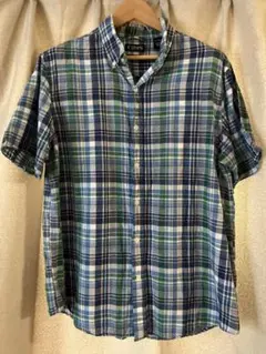 CHAPS　リネンコットン半袖シャツ