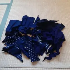 藍染　雪ん子　はぎれ