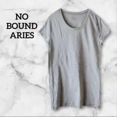 ✨１点限り✨NO BOUNDARIES グレー 半袖Tシャツ L/G カットソー