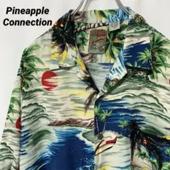 N-5487 Pineapple Connection アロハシャツ 南国柄 M