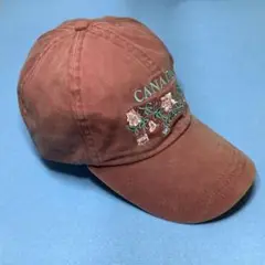 赤茶色のCANADA刺繍キャップ