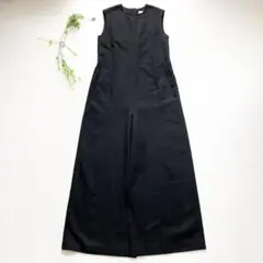 【極美品】エブール　コットンリネンギャバコンビネゾンン　定価64,900円