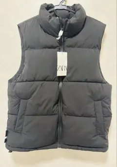 ZARA ダウンベスト　メンズ　Mサイズ　パフベスト