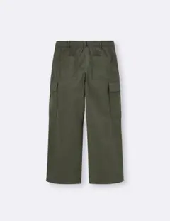 新品未開封 GUスーパーワイドカーゴパンツ M オリーブ グリーン タグ付き