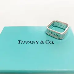Tiffany スクエアリング silver 925 ナロー