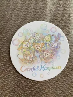 ダッフィー&フレンズ 20周年 カラフルハピネス コースター