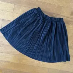ブラック プリーツスカート 150cm