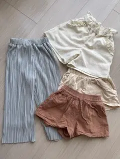 100 ショートパンツ　ボトムス　4点　セラフ　H&M ブランシェス　試着のみ