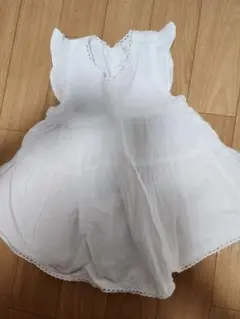 RACHEL ZOE ホワイトノースリーブワンピース 2T