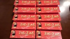 ジグザグ zigzag 手巻き タバコ ペーパー レッド　20個セット
