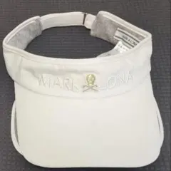 【美品】MARK & LONA マークアンドロナ　ホワイト サンバイザー