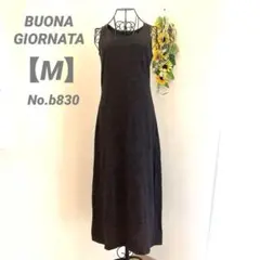 ボナジョルナータ BUONA GIORNATA ノースリーブワンピース　M 薄手