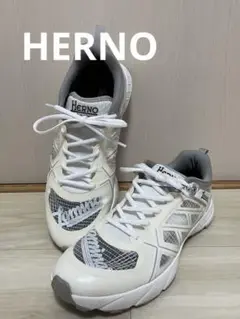 【美品】HERNO LAMINAR SCARPA スニーカー ホワイト 41