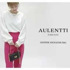 AULENTTI オウレンティ ショルダーバッグ ブラック
