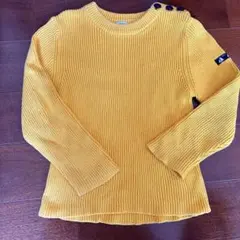 PETIT BATEAU イエロー 綿100セーター108