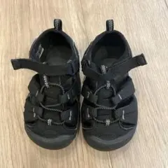 keen キッズ ブラック サンダル 14.5cm