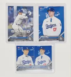 Topps Now 大谷翔平 山本由伸 入団会見カード 3枚セット
