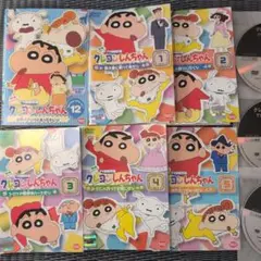 クレヨンしんちゃん　DVD　6本 7期12 6期1,2,3,4,5 夏休み　運転
