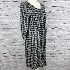 7-IDconcept　ワンピース　　サイズ38　グレー×黒　000393