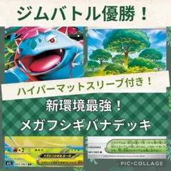 【最安値！ハイパーマットスリーブ付き！新環境最強！】メガフシギバナデッキ