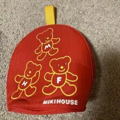 美品　ミキハウス　マグポーチ　赤