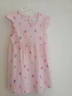 H&M　ピンク花柄ワンピース