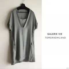 ○トゥモローランド GALERIE VIE【洗える】レーヨン とろみ ワンピース