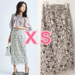 《新品》JUSGLITTY♡New配色レースタイトスカート モカ ベージュXS