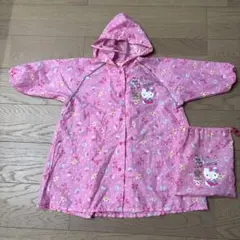 キティちゃんレインコートカッパ100
