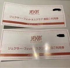 ジェクサー 施設利用券 2枚 施設ご利用券 フィットネスクラブ ジム