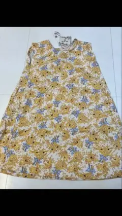 タグ有　ユニクロ130㎝黄色ワンピース