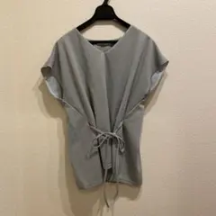 fifth 星玲奈　トップス　グレー　フロントリボン　レディース　Mサイズ