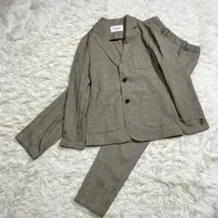 ARCH&LINE セットアップ　スーツ　XL 135〜145 グレー　チェック