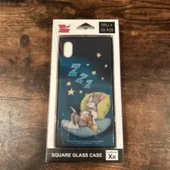 【新品未使用】トムとジェリーiPhoneXRスクエアガラスケース