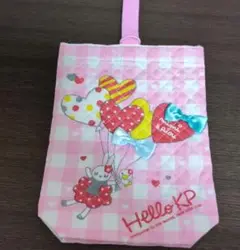 【未使用】KP ニットプランナーシューズ袋 ピンク