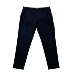 美品 シネクァノン (L) ボトムス パンツ ストレートスラックス　ブラック