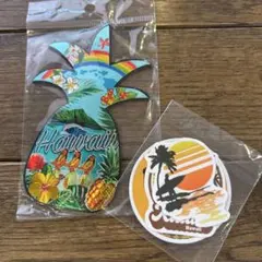 ハワイ　お土産マグネット&ステッカー