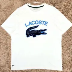 美品✨ LACOSTE ラコステ デカ ワニ ロゴ T シャツ カットソー L