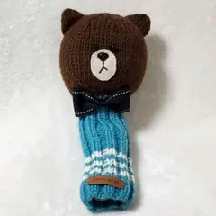 【くまさん ユーティリティ用ヘッドカバー】♥️茶色 ハンドメイド 可愛い