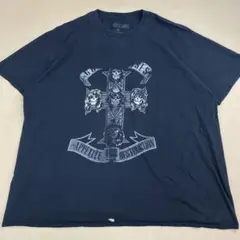 GUNS N' ROSES Tシャツ ダメージＴ フェード 3XLビッグ