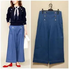大きいサイズ クミキョク AQUATICDENIMパンツ(23区ICB自由区)
