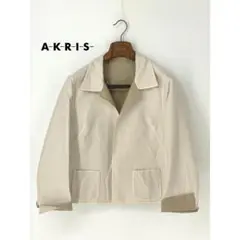 A7920/春夏 Akris アクリス コットン リバーシブル ストライプ