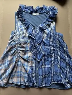 ALDRIDGE アルドリッジ✨トップス カットソー 襟フリル